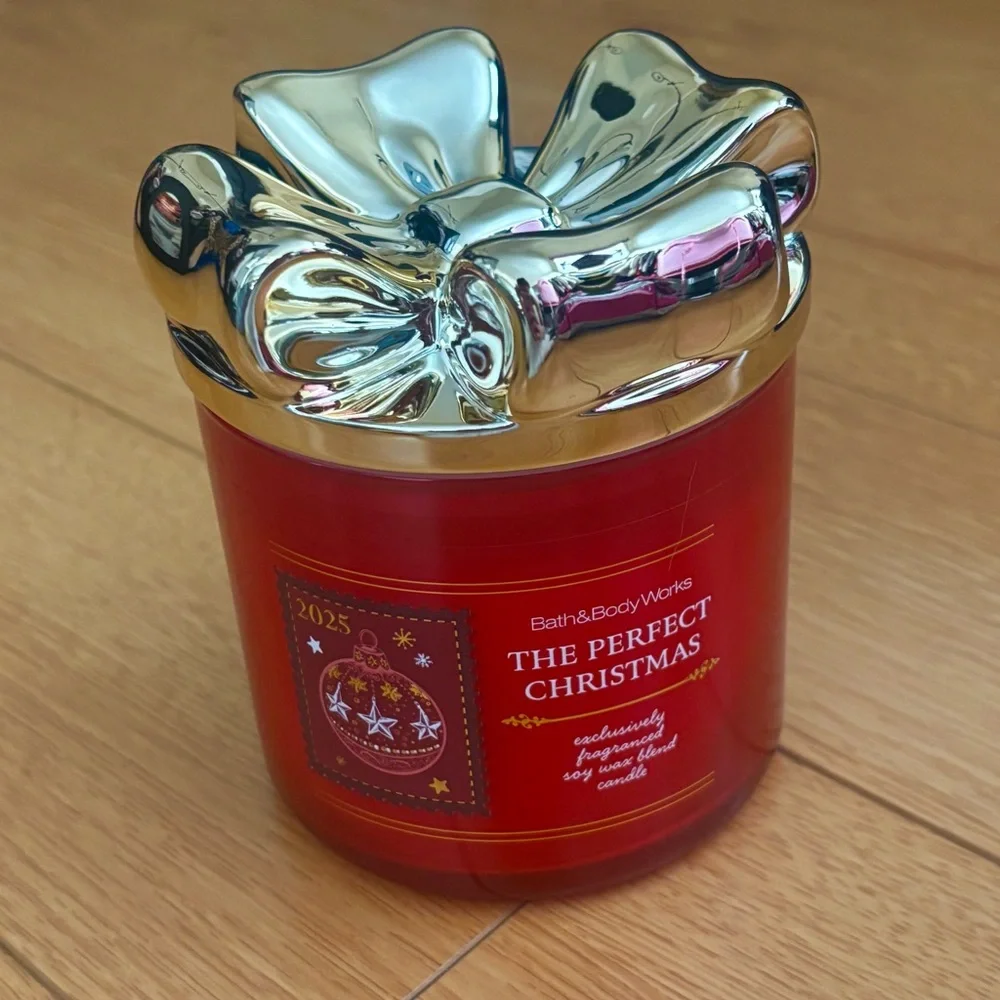 Bath & Body Works The Perfect Christmas 3 Wick Candle 2025 Edition
